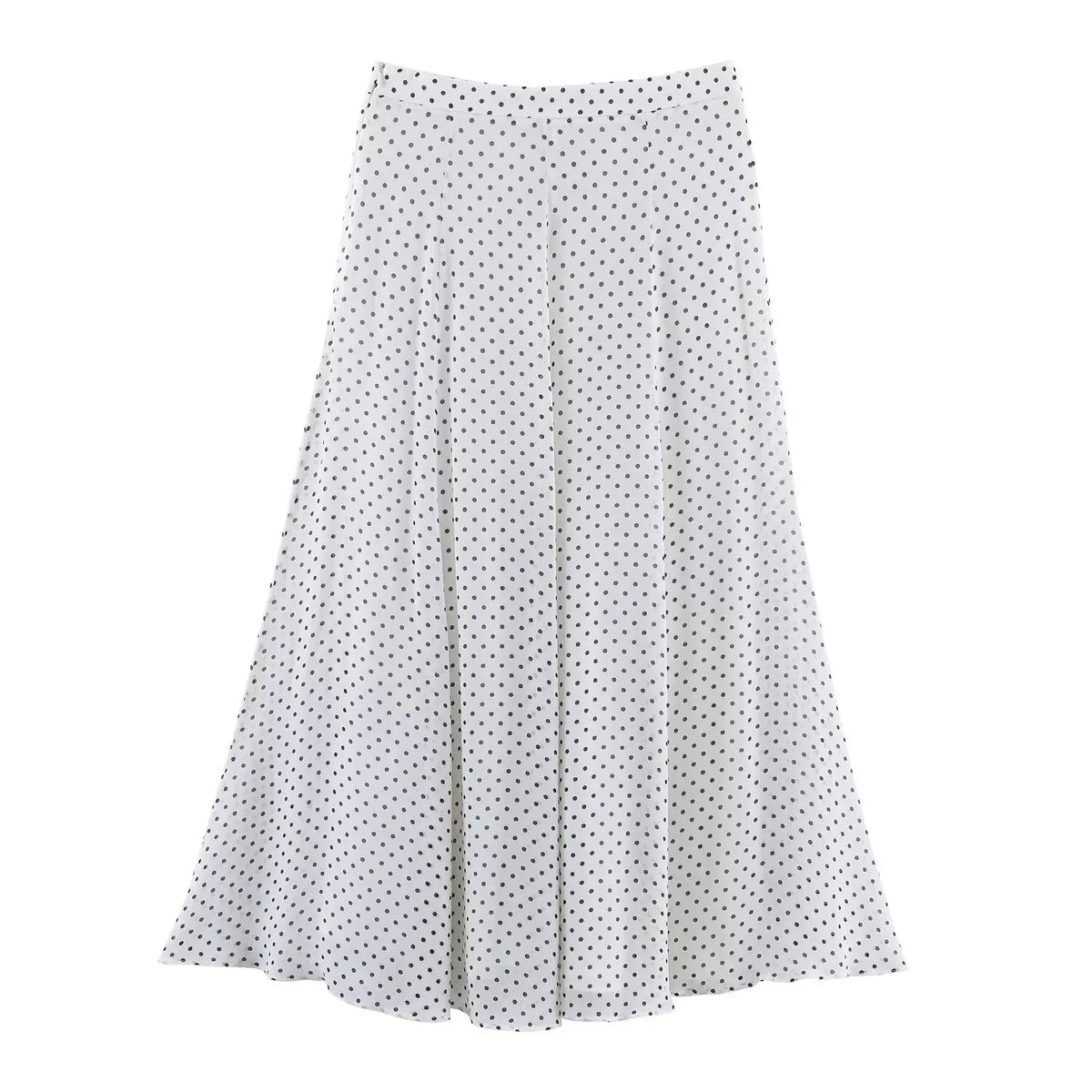 Polka-Dot Chiffon Skirt Set