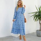 Floral Tiered Midi Dress