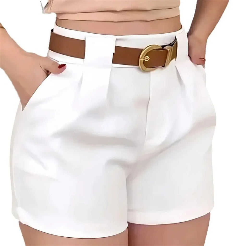 Tailored High-Waisted Shorts