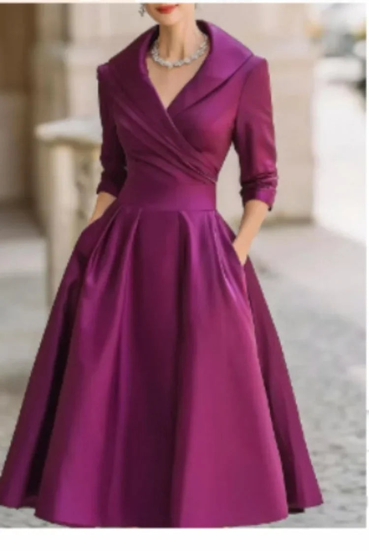 Vintage Fit And Flare Midi Dress