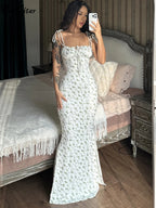 Floral Mermaid Maxi Dress