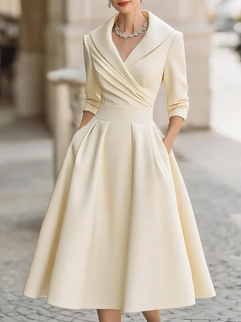 Vintage Fit And Flare Midi Dress