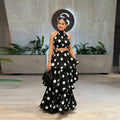 Polka Dot Halter Co Ord Set