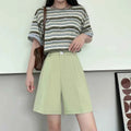 High-Rise Tailored Shorts