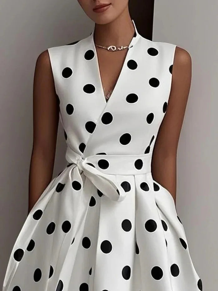 Polka Dot Midi Dress