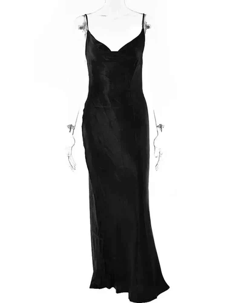 Satin Mermaid Maxi Dress