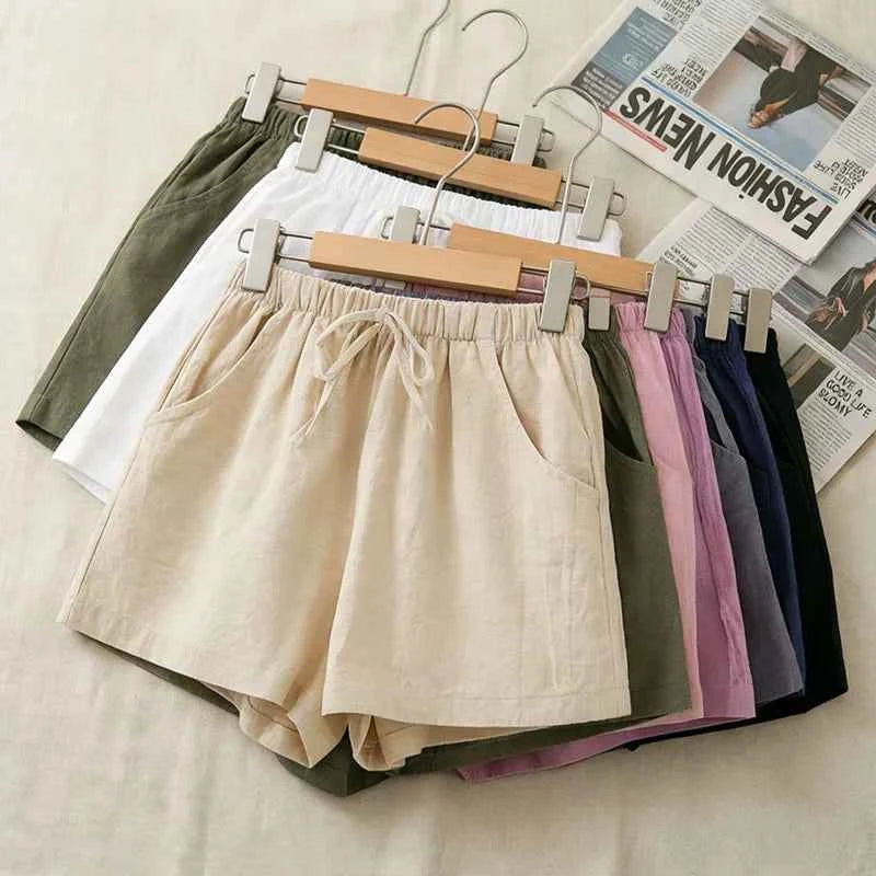 Relaxed Wide Leg Shorts