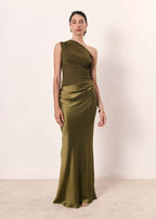 One Shoulder Evening Dress