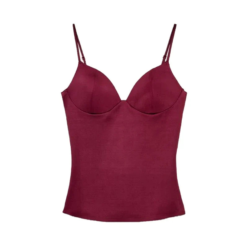 Fitted Corset Camisole Top