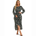 Floral Tiered Midi Dress