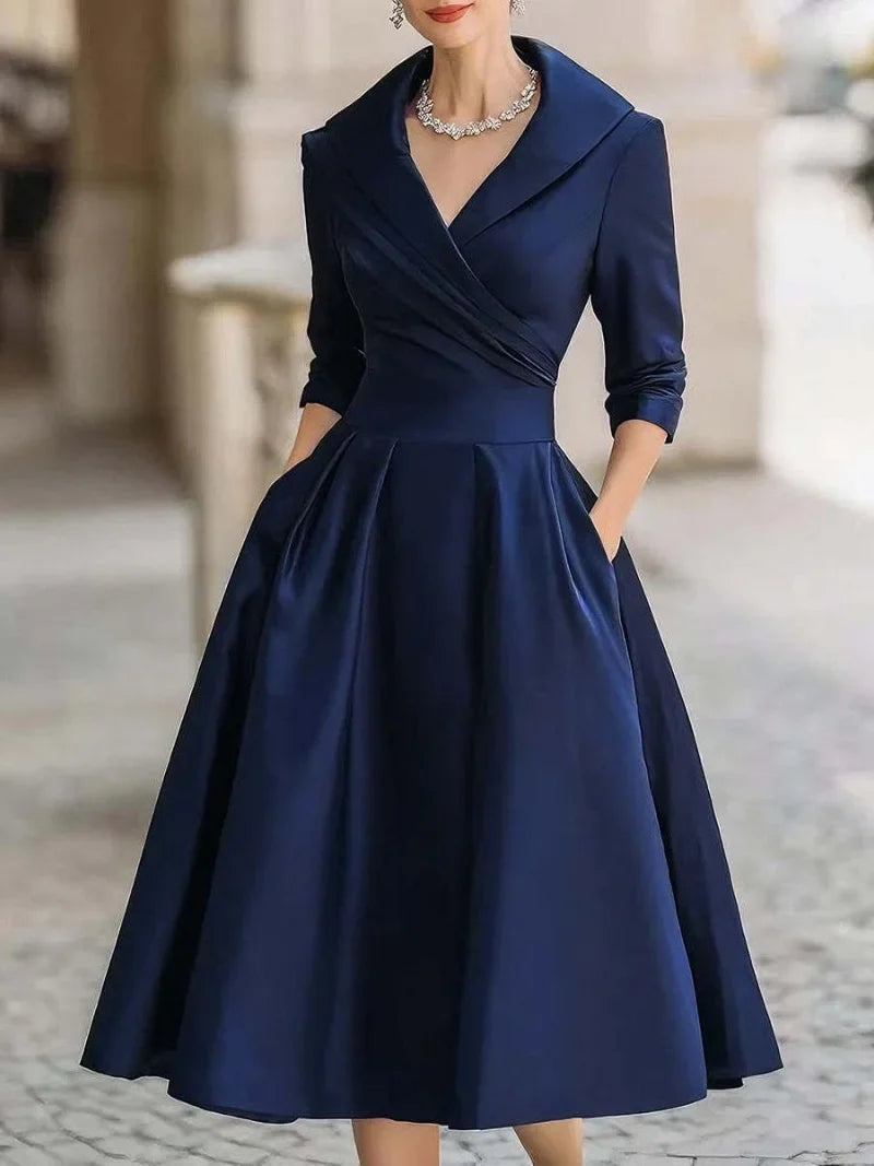 Vintage Fit And Flare Midi Dress