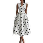 Polka Dot Midi Dress