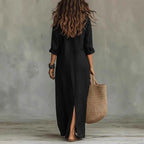 Relaxed Maxi Shirt Dress
