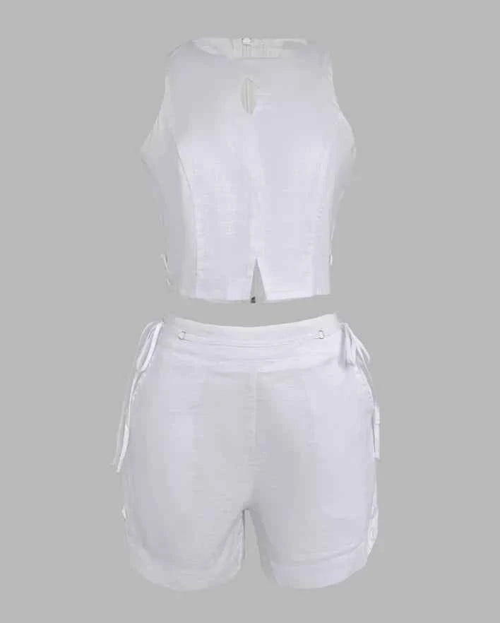 Keyhole Shorts Co-Ord Set