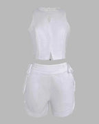 Keyhole Shorts Co-Ord Set