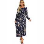 Floral Tiered Midi Dress