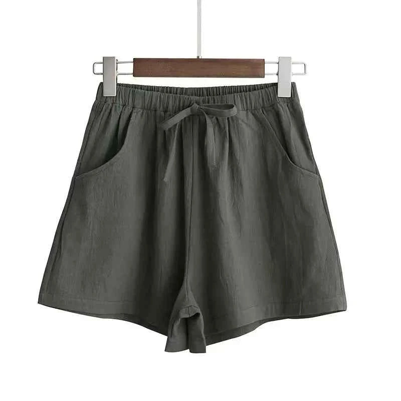 Relaxed Wide Leg Shorts