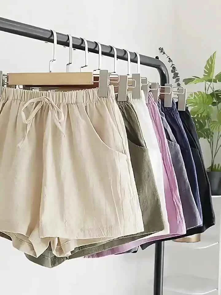 Relaxed Wide Leg Shorts