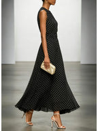 Polka Dot Wide-Leg Jumpsuit