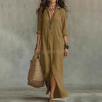 Relaxed Maxi Shirt Dress