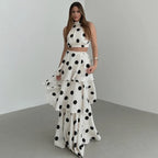 Polka Dot Halter Co Ord Set