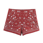 Embroidered Vest Shorts Set