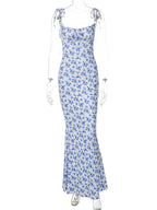 Floral Mermaid Maxi Dress
