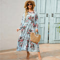 Floral Tiered Midi Dress