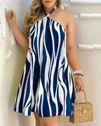 Halter Neck Mini Dress
