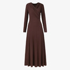 Wrap Front Maxi Dress