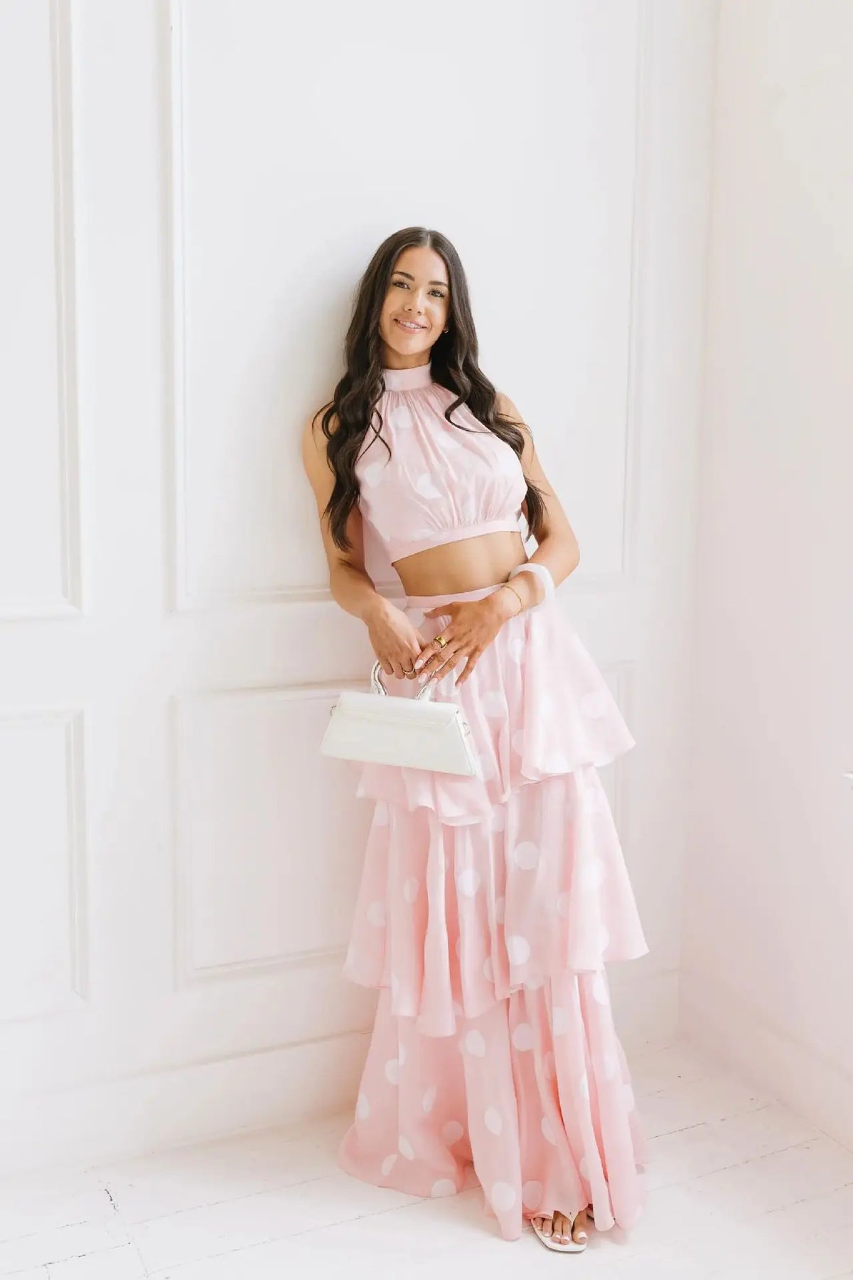 Polka Dot Halter Co Ord Set