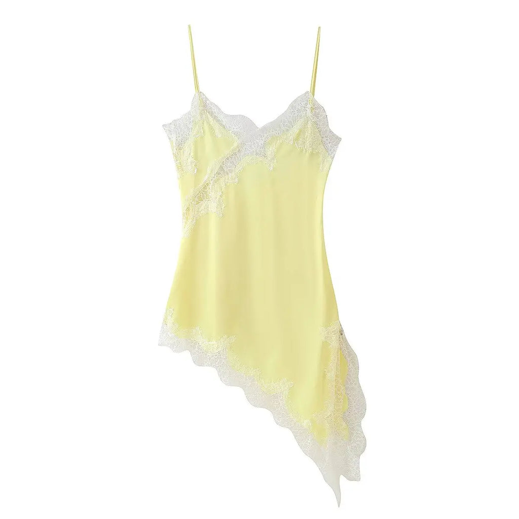 Lace Trim Slip Dress