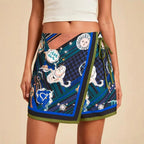 High-Waisted Wrap Shorts
