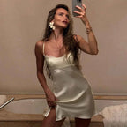 Ivory Lace Trim Slip Dress