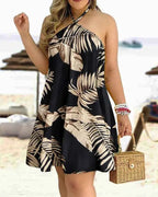Halter Neck Mini Dress