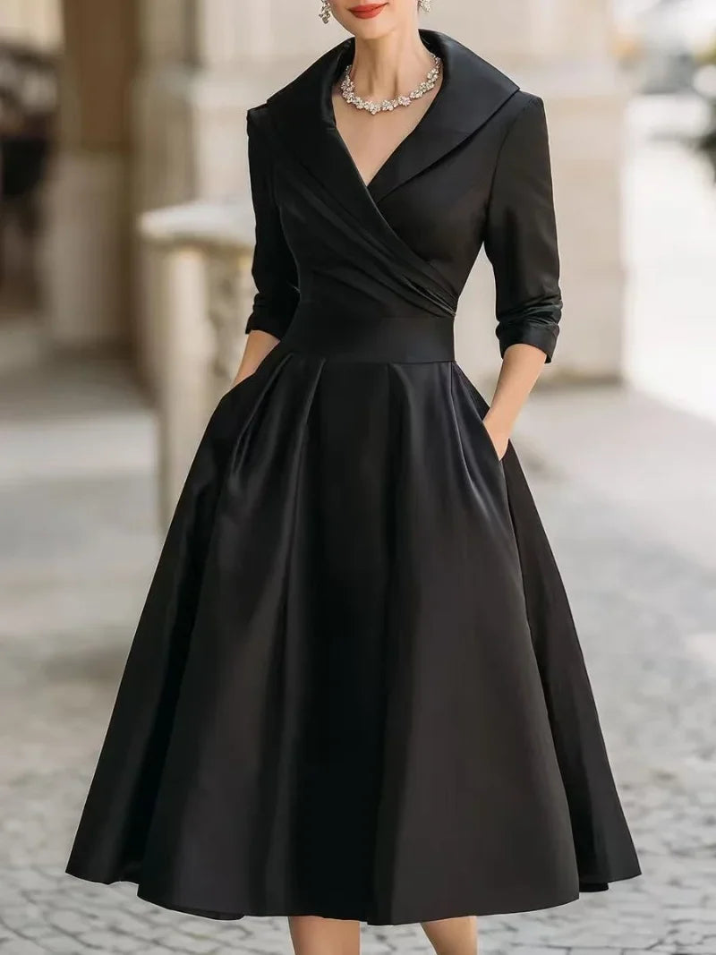 Vintage Fit And Flare Midi Dress