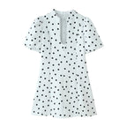 Structured Puff Sleeve Mini Dress