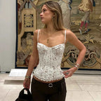 Floral Lace Corset Camisole
