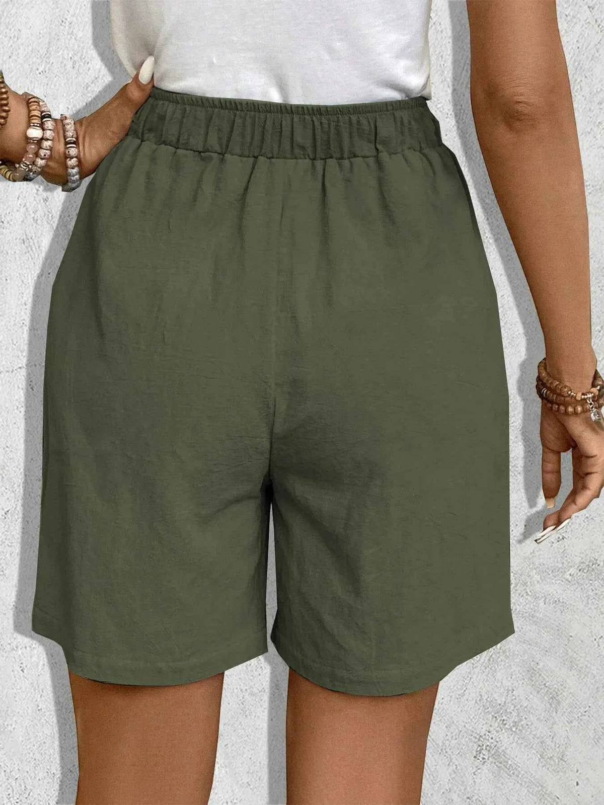 Relaxed Wide-Leg Shorts